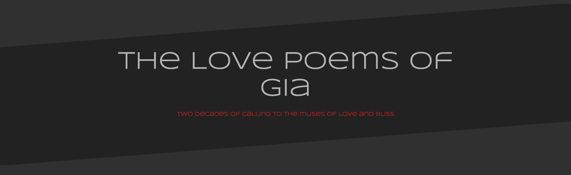 The Love Poems of Gia